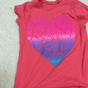 Children’s place Love Heart Tee 7/8